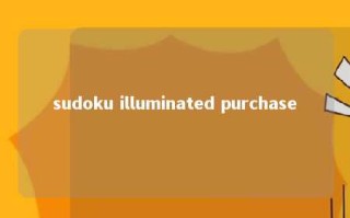 sudoku illuminated purchase 