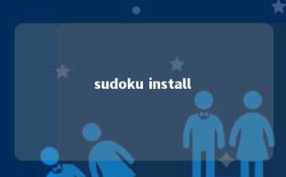 sudoku install 