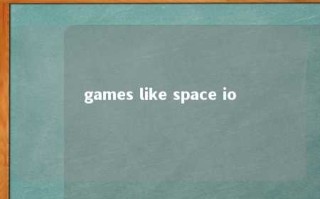 games like space io 