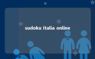sudoku italia online 