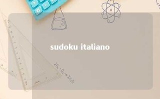 sudoku italiano 