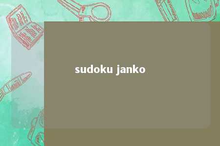sudoku janko -第1张图片-FreeGameStops.com - Your #1 Destination for Free Online Games & Mini Games